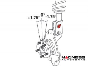 Alfa Romeo Tonale Camber Bolts - EZ Cam - plus or minus 1.75 Degrees